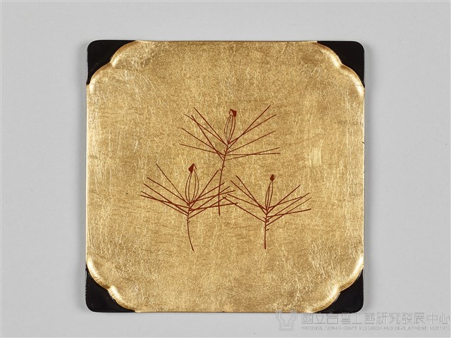 松葉漆盤藏品圖，第3張