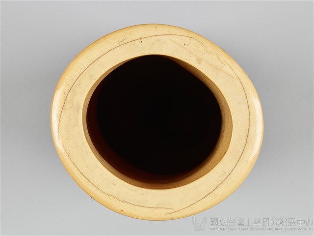 西遊記老象牙雕刻大筆筒藏品圖，第6張