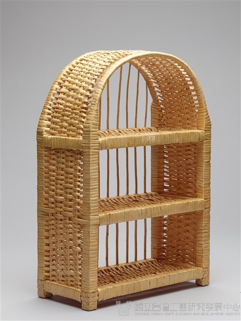柳編三層架藏品圖，第1張