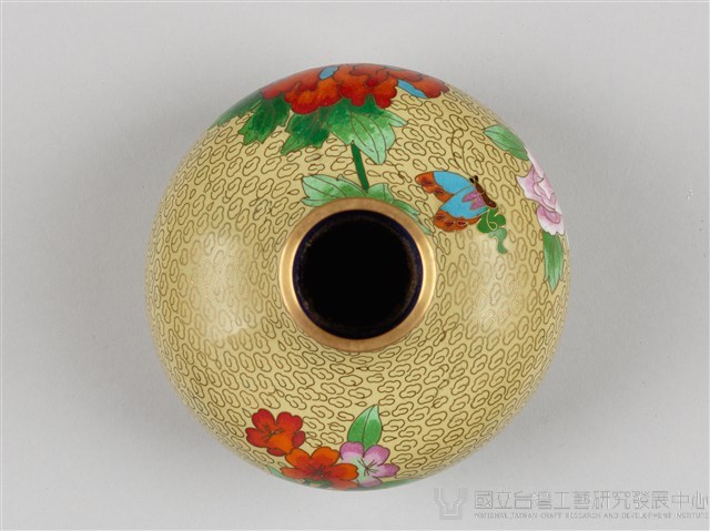 牡丹花瓶(乙對)-右紅藏品圖，第6張