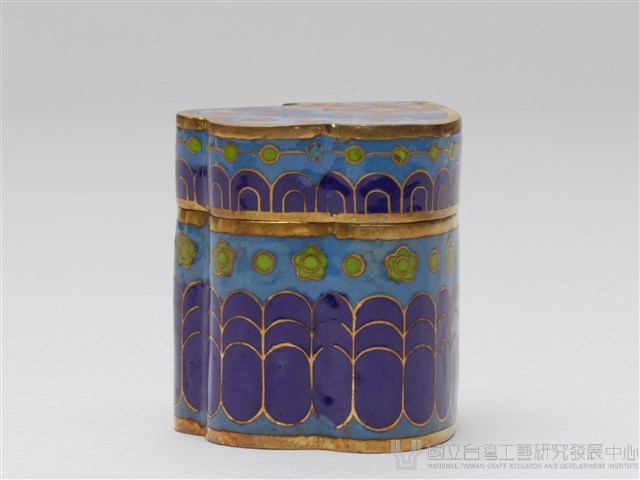 景泰藍蝴蝶拼盒藏品圖，第9張
