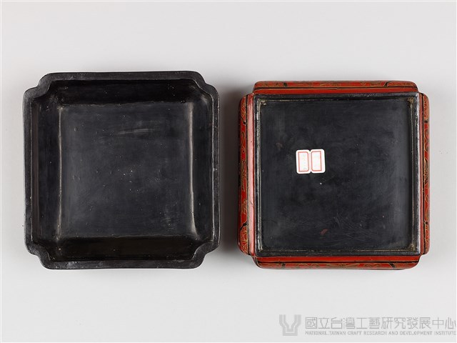 倭角方形漆盒藏品圖，第9張