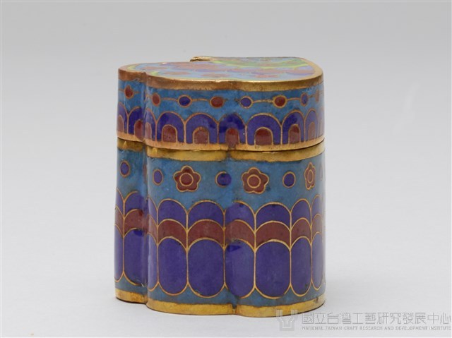 景泰藍蝴蝶拼盒藏品圖，第9張