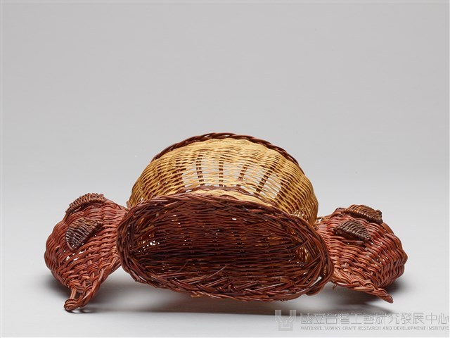 竹編染色雙魚容器藏品圖，第7張