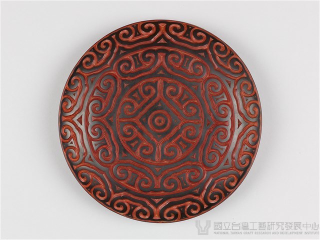 雕漆圓扁盒藏品圖，第4張