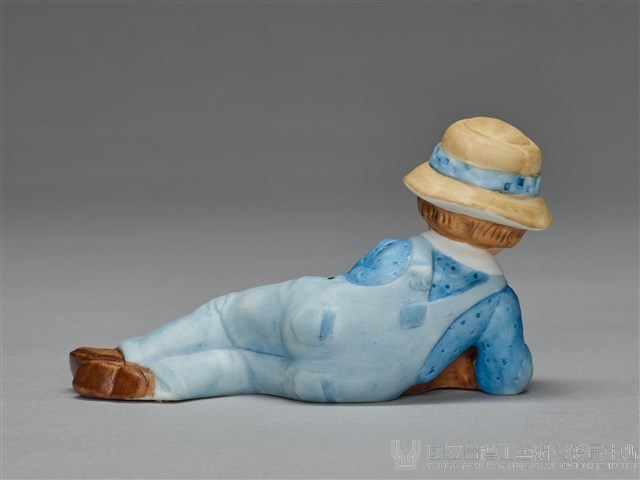 雀斑人形/臥姿男孩與犬藏品圖，第5張