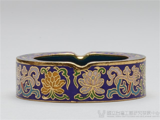 景泰藍圓形煙灰缸藏品圖，第5張