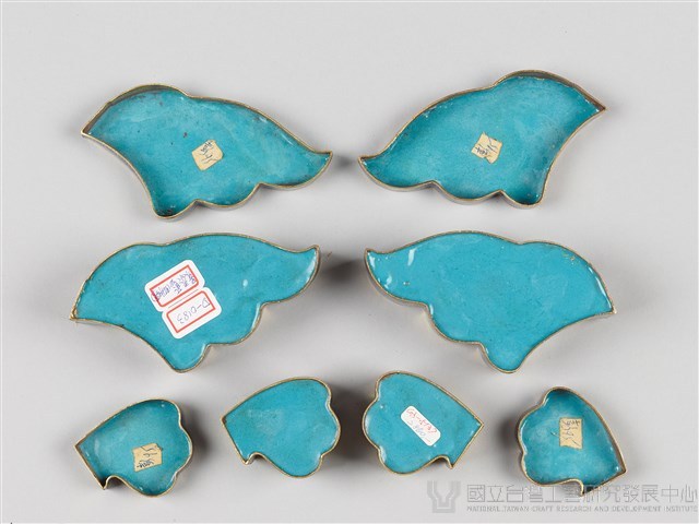 景泰藍蝴蝶拼盒藏品圖，第6張