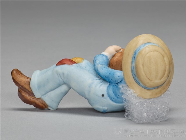 雀斑人形/臥姿男孩與犬藏品圖，第7張