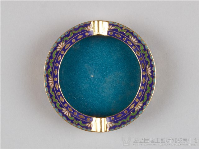 景泰藍圓形煙灰缸藏品圖，第6張