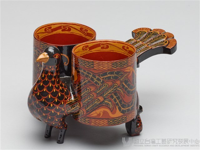 鳳形雙杯藏品圖，第1張