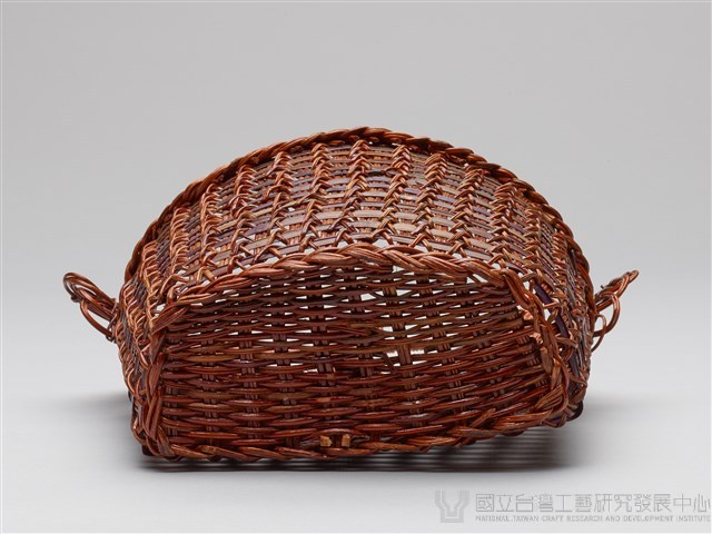竹編染色雙鳥容器藏品圖，第6張