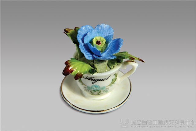 填土插花系列：月份咖啡杯花/八月和頌藏品圖，第1張