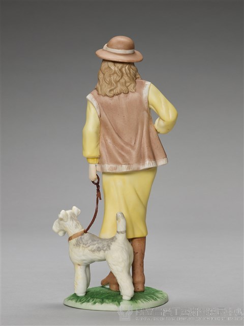 狩獵裝溜狗仕女藏品圖，第5張
