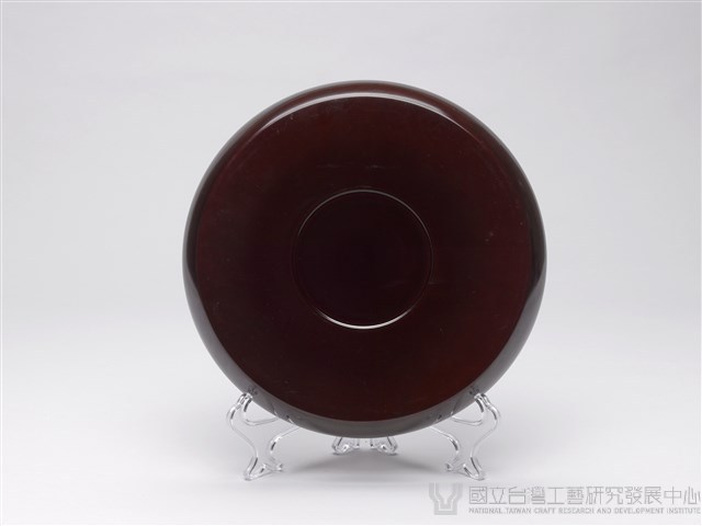 刻花圓漆盤藏品圖，第5張