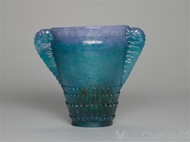 蕨耳脫蠟琉璃瓶藏品圖，第4張