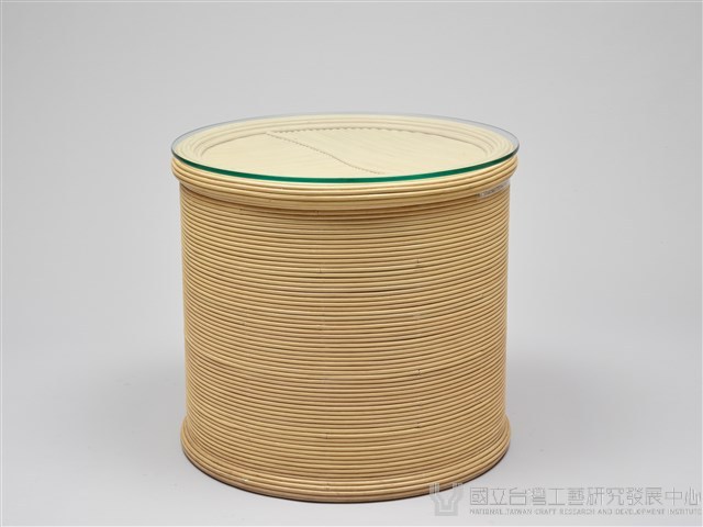 籐製沙發椅組-圓形茶几藏品圖，第3張
