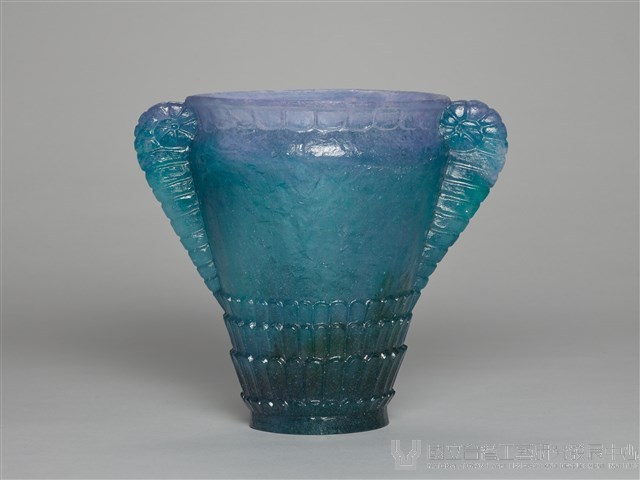 蕨耳脫蠟琉璃瓶藏品圖，第2張