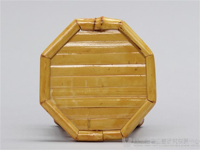 迷你竹家具－太師椅-八角矮桌藏品圖，第2張