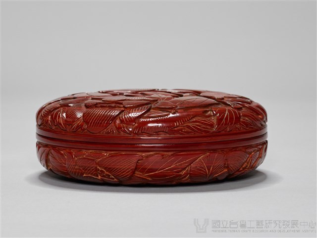 雕漆圓盒藏品圖，第5張