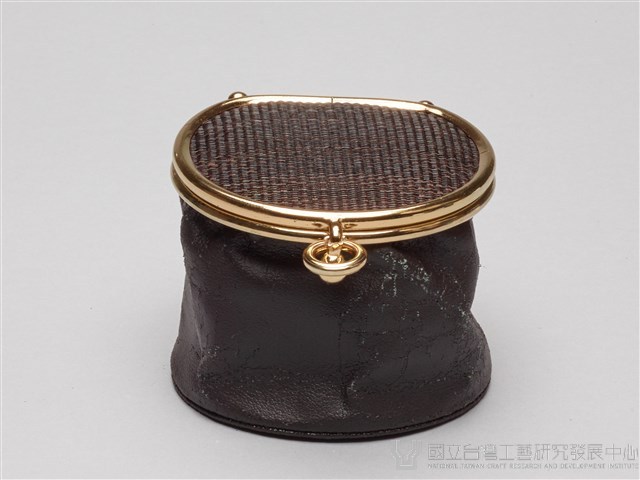 馬尾毛手織桶形小錢包藏品圖，第1張