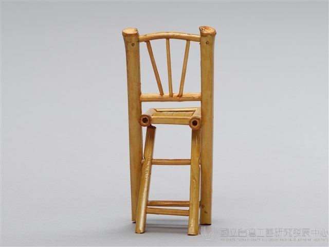 迷你竹家具－餐桌椅-折合椅藏品圖，第3張