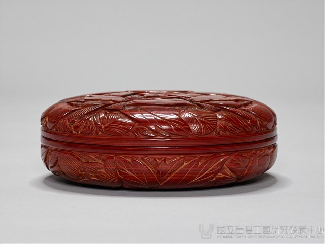 雕漆圓盒藏品圖，第4張