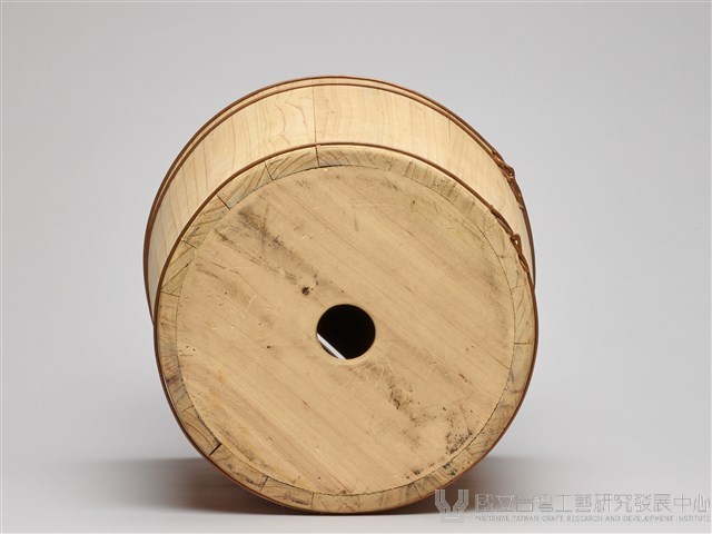 內外圓弧木桶組-透氣有蓋無手把木製炊飯桶藏品圖，第7張