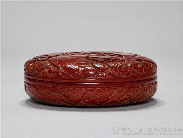 雕漆圓盒藏品圖，第3張