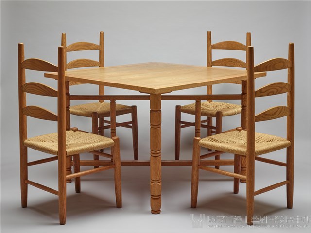 木製餐桌椅組藏品圖，第4張
