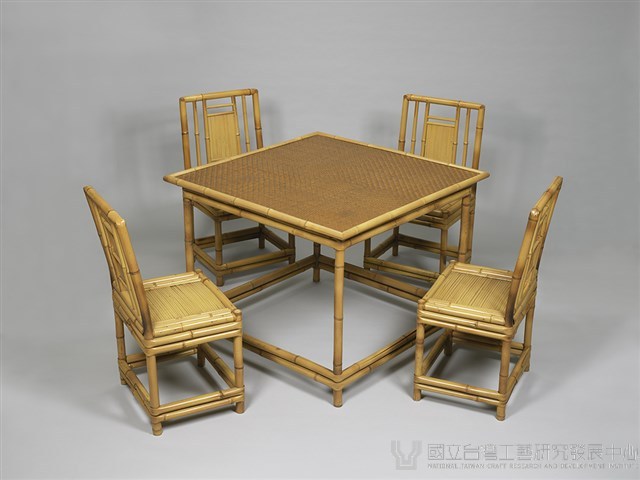方形餐桌椅組藏品圖，第2張