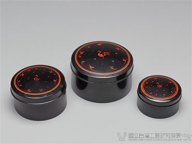 圓形漆盒藏品圖，第1張