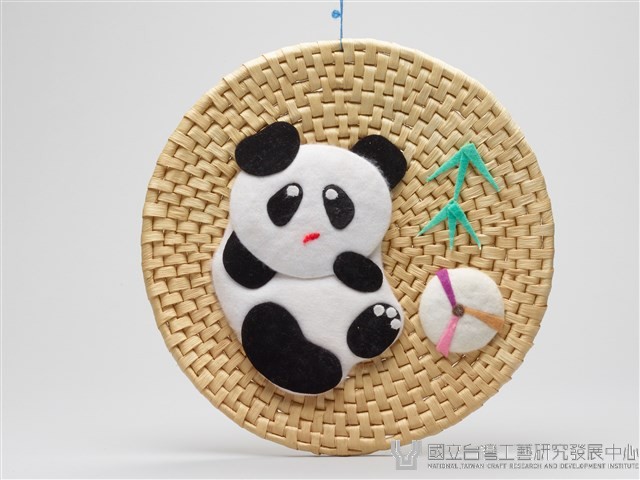 貓熊草編掛飾藏品圖，第1張