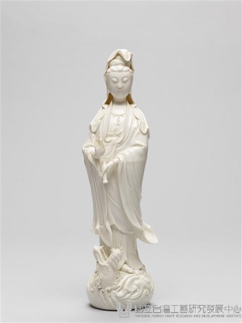 德化窯白瓷觀音立像藏品圖，第1張