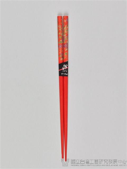 日本漆筷5雙-紅藏品圖，第2張