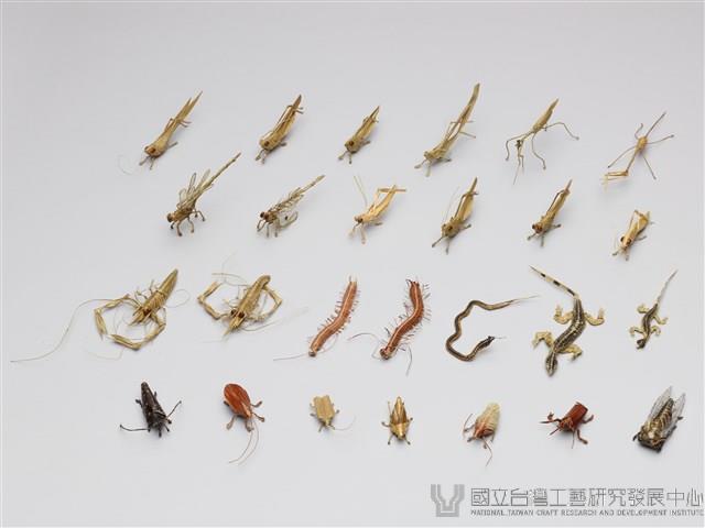 棕編昆蟲、爬蟲26個藏品圖，第2張
