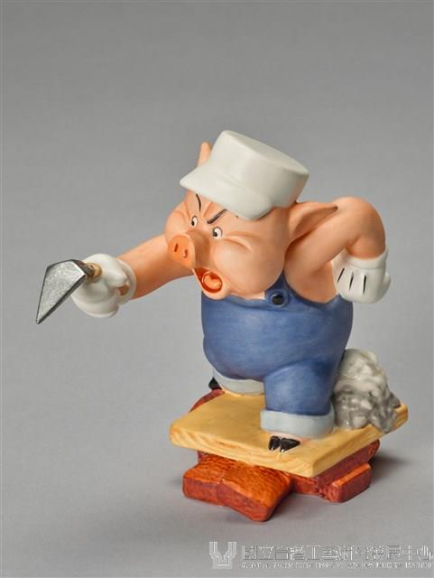 小紅豬砌磚/三隻小豬藏品圖，第2張