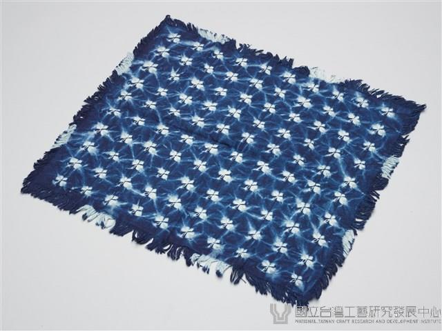 雲南紮染方墊藏品圖，第1張