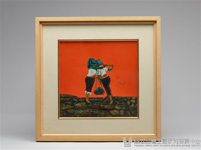 漆畫惠安女藏品圖，第1張