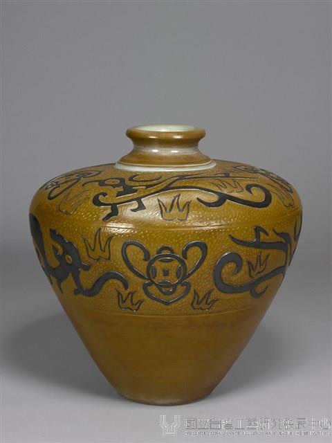 龍鳳圖騰大壺藏品圖，第2張