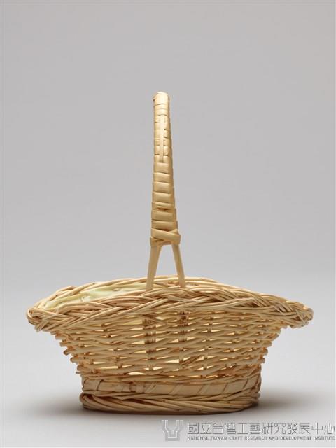 柳編提籃-中藏品圖，第2張