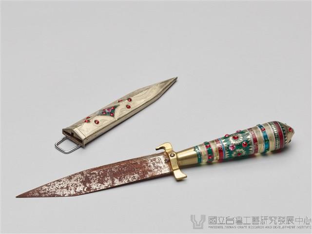 英吉沙小刀(兩把)-刀(含套)藏品圖，第3張