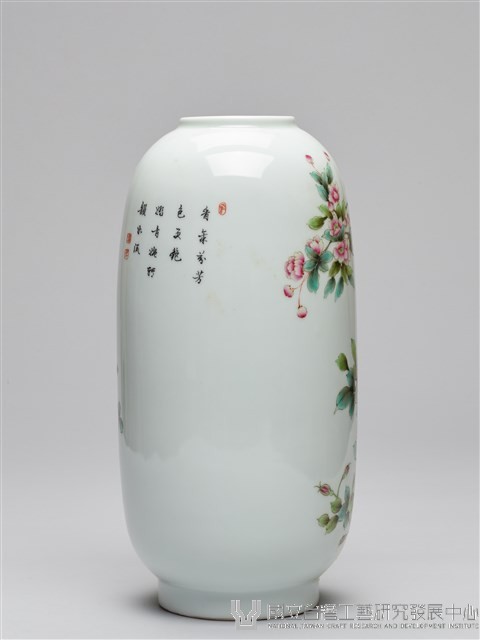 琺瑯彩花鳥紋燈籠瓶藏品圖，第4張