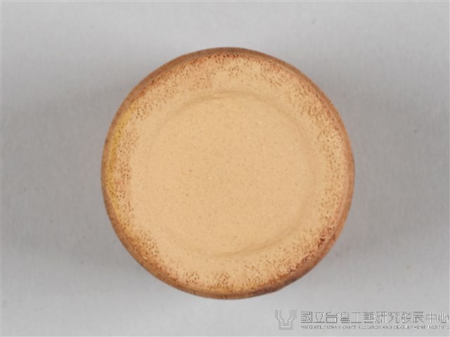 宜興陶仿竹茶具組-茶杯藏品圖，第4張