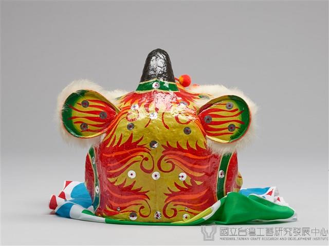 黑角獅頭(中)藏品圖，第4張