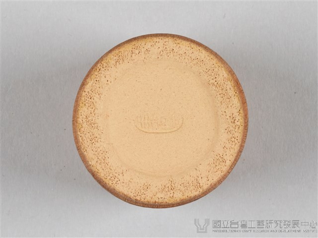 宜興陶仿竹茶具組-茶杯藏品圖，第4張