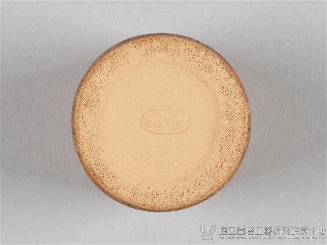 宜興陶仿竹茶具組-茶杯藏品圖，第4張