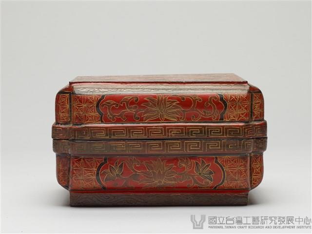 倭角方形漆盒藏品圖，第4張