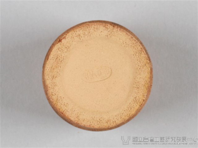 宜興陶仿竹茶具組-茶杯藏品圖，第4張