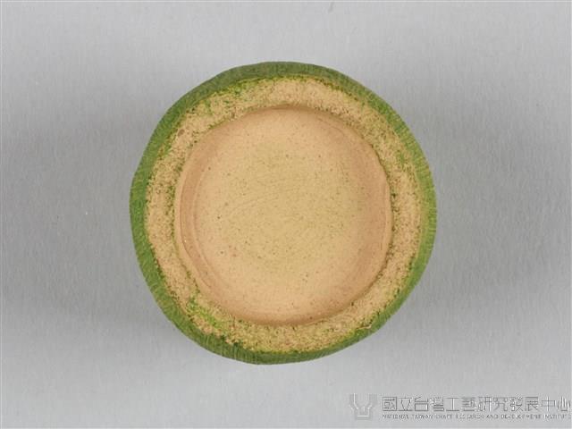 宜興陶仿竹茶具組-茶杯藏品圖，第4張
